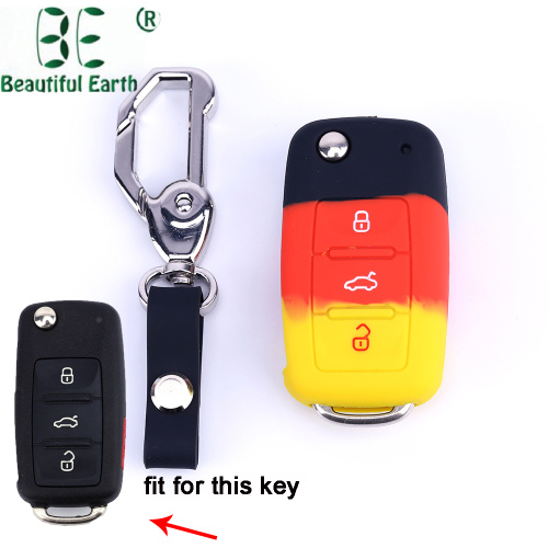 Silicone Car Key Cover For Volkswagen Polo