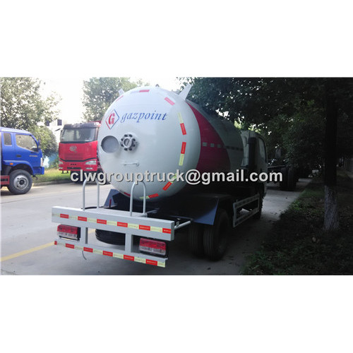 LPG Gas Filling truck