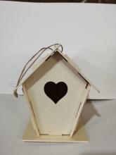 outdoor wooden bird house