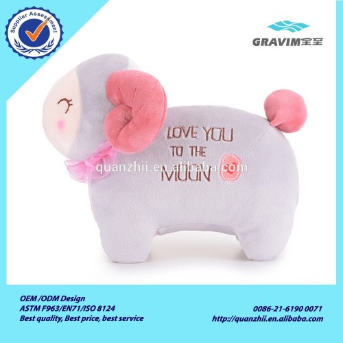 Hot selling lovely stuffed plush sheep with different types