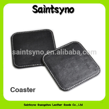Personalized fashion faux leather cup coasters 13003