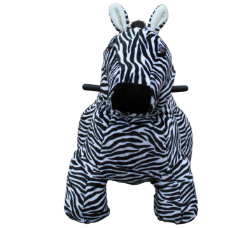 coin operated zebra rides