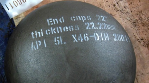 END CAPS 22 &quot;API 5L X46 DIN28011