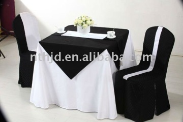 black table cloth