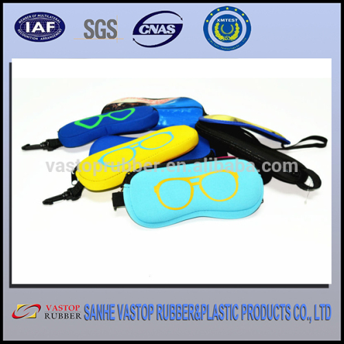 SGS Shock-proof Customized Neoprene Sunglass Case with Printing