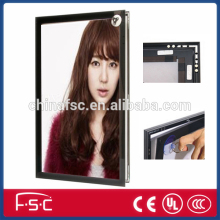Wholesale picutre frames led slim magnetic light box for advertising
