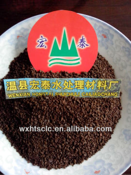 Manganese sand of 35%min MnO2 for water treatment,manganese sand filter material remove the Mn and Fe