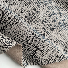 New Snake Print Jersey Knit Suede Fabric for Garments
