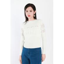 Blusa de lana de manga larga