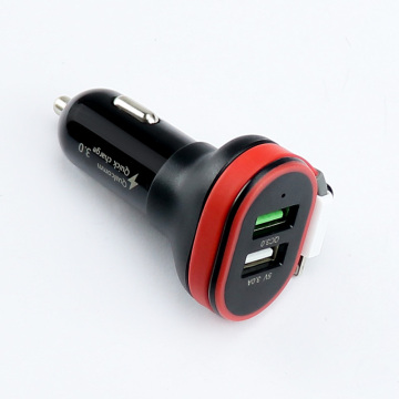 Caricabatterie per telefono con supporto per auto QC3.0 USB 12V 24V