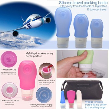 Silicone Ruber Travel Tubes Travel Accessories