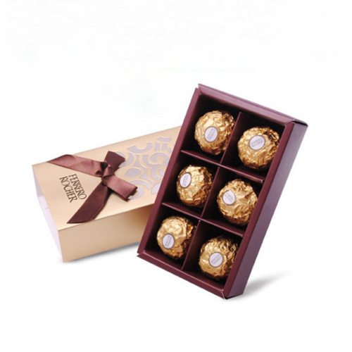 Customized Empty Food Box Macaron Chocolate Packaging Box