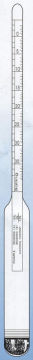 Precision Oil Thermometer Baume Hydrometer Densimeter, 0.650-1.010