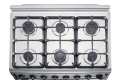 Kompor gas 6-burner dengan oven di Angola