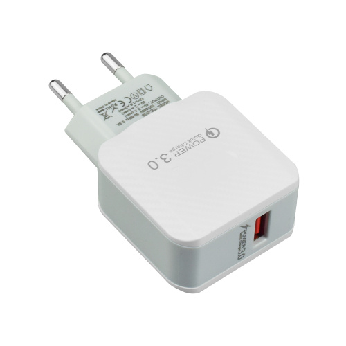 Carregador rápido de porta USB única QC 3.0