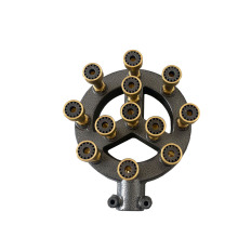 LPG 12 Hole Cast Iron Stove Head for Kitchen Equipments and Spare Parts