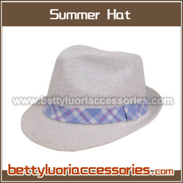 Straw Fedora Hat