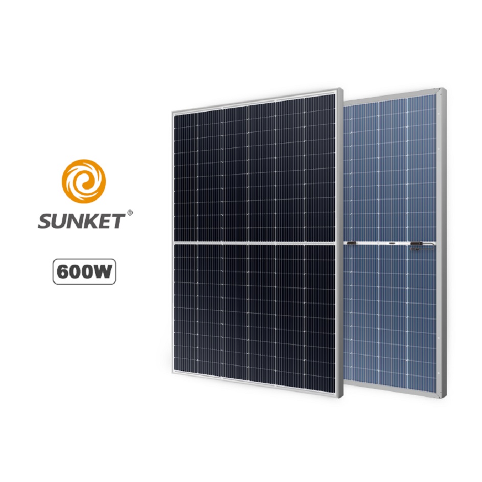 Panel solar de 182 mm y 600 w con certificado CE TUV mono