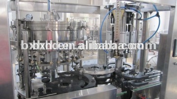 glass bottle filling crown capping machine