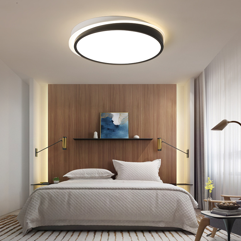 Black Modern Flush Ceiling LightsofApplicantion Led Ceiling Light Fixtures