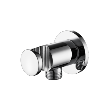 Shower holder with shower hose connection