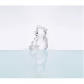 Glass Bear Shape Statue For Home Decoration