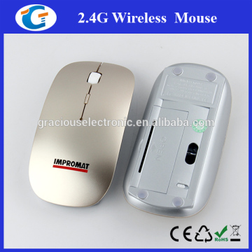 Ultra Thin USB Optical Wireless Mouse 2.4G Receiver Super Slim Mouse