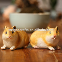 New fashion bamboo rat resin decoration craft