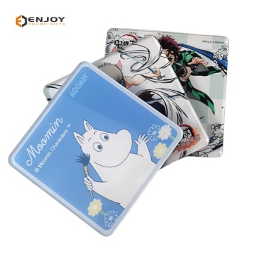 Custom Acrylic Coaster Holder with Promotional Design