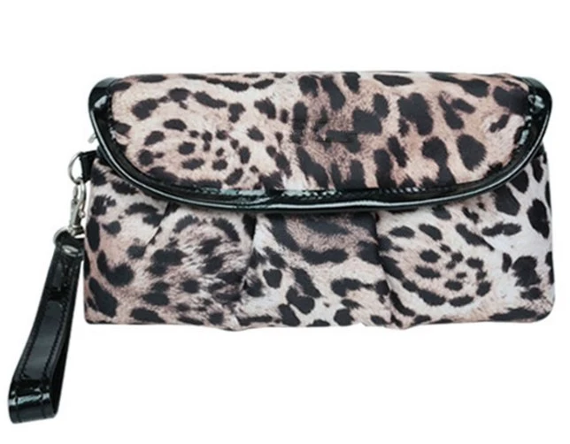 European-American Style Ladies Fashion Leopard Printed Clutch Bag