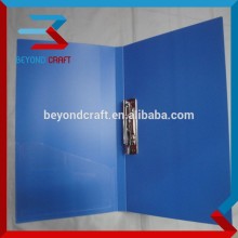 stationery folders A4 plastic clip folder short clips with clear pockets