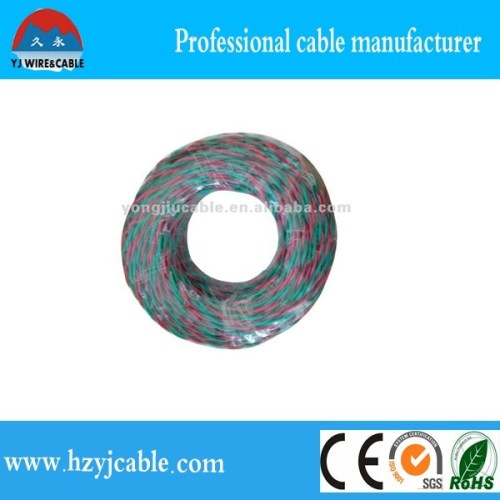 2*2.5 Mm2 Electric Twine Wire with Copper Conduct, Stranded Wire, Electric Twined Cable