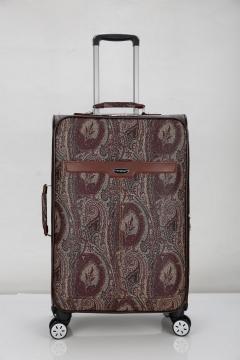 Super mute pattern pu trolley luggage