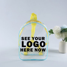 Wholesale Custom Outdoor Waterproof Backpacks: Personalized PVC Transparent Kids School Bags & Clear Backpacks