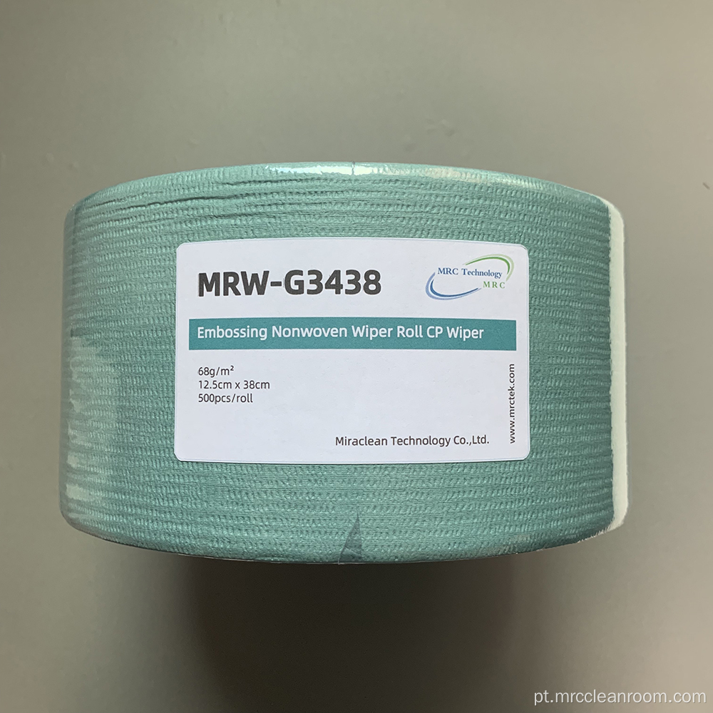 MRW-G2538 Green Spunlaced Cellulose Polyester Rolls