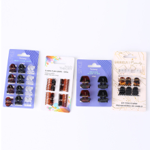 black and tortoiseshell mini claw clips