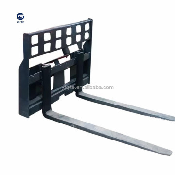 Skid Steer Loader Attachment: Pallet Fork Frame for Gite Equipment
