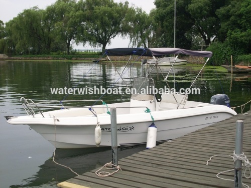 waterwish QD 18 feet open China fiberglass small boat dinghy