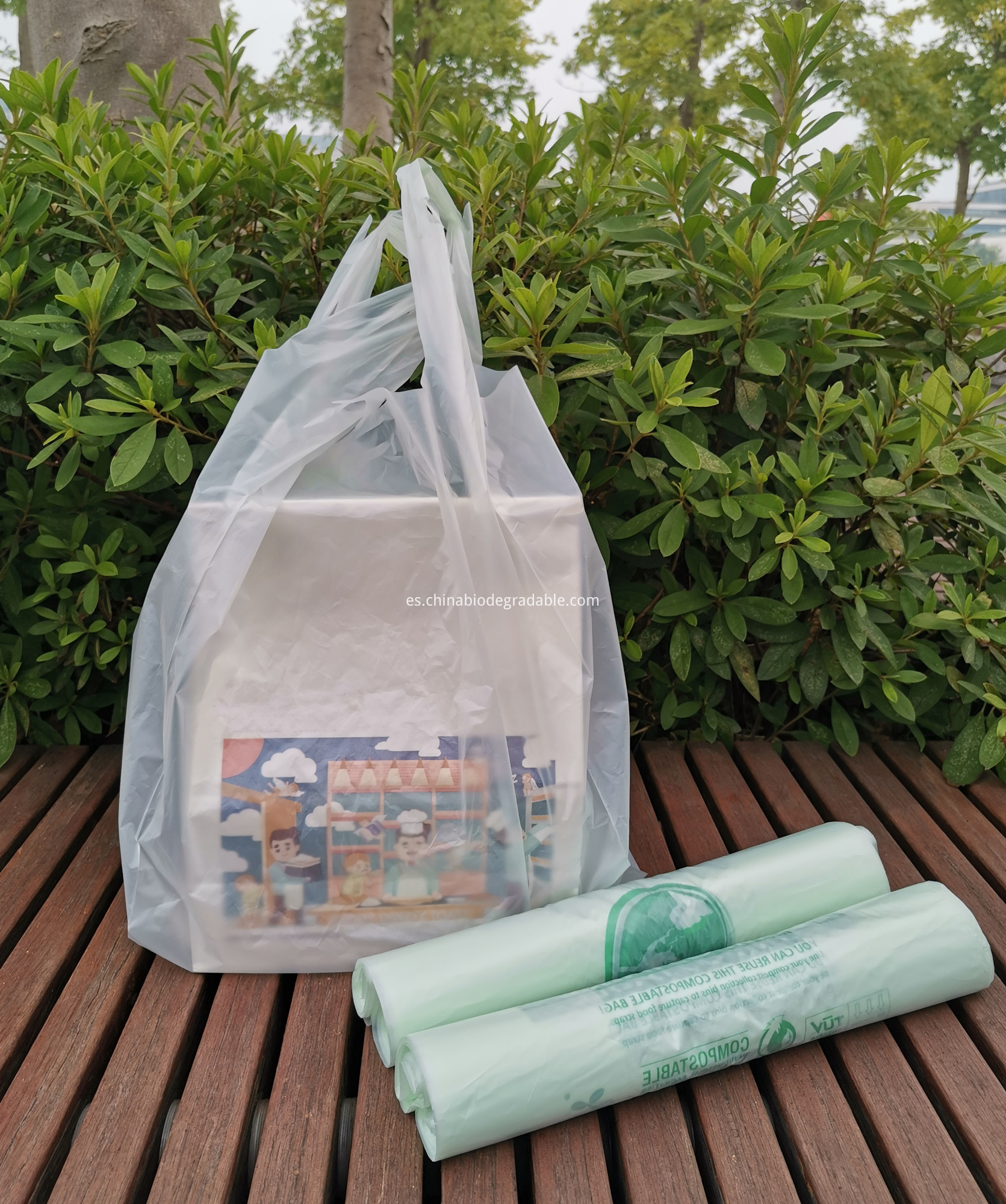 bolsas de compras compostables compostable shopping bags