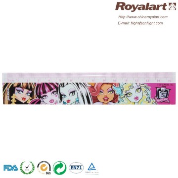 3D lenticular level measuring ruler