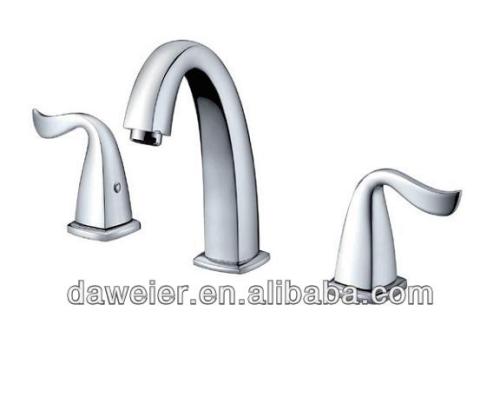 AB041272BN cUPC 3 hole widespread lavatory faucet with lever handles