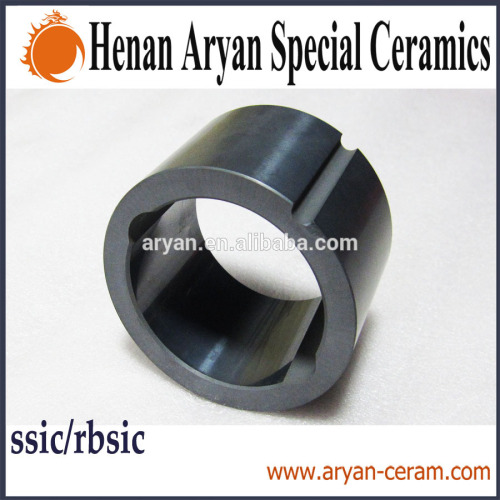 high hardness and fine density SIC Cylindrical Bushing