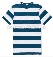Customized design t-shirt classic cotton wholesale striped t-shirt