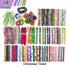 Wholesale PVC and PET Christmas Tinsel
