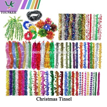 Wholesale PVC and PET Christmas Tinsel