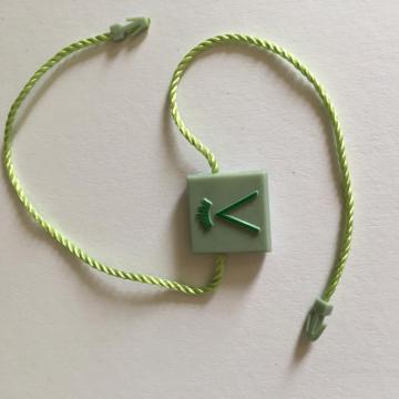 colored shipping tags with string