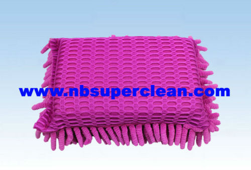 Car wash chenille sponge pad microfiber sponge