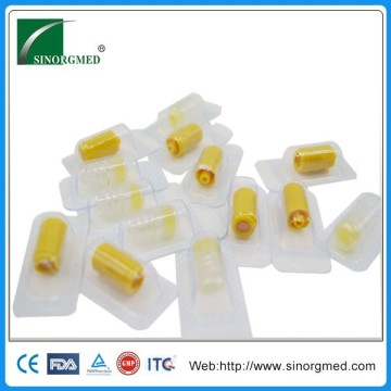 Yellow Disposable Medical Use Heparin Lock Cap