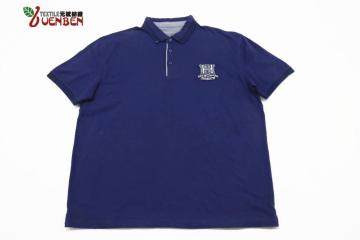 Men's Polo With Neck Stand And Embroidery