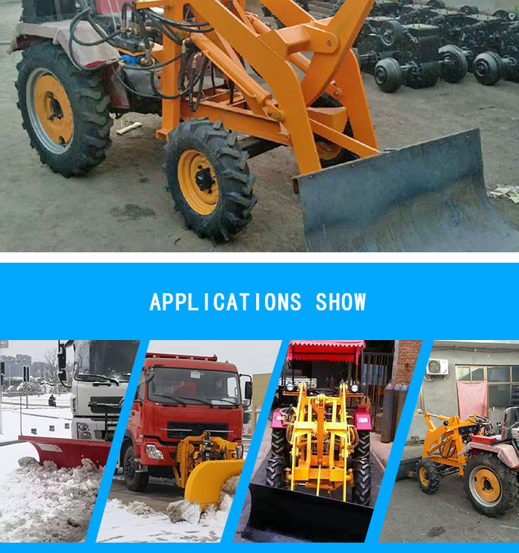 Outdoor road snowplow multifunctional snow removal vehicle